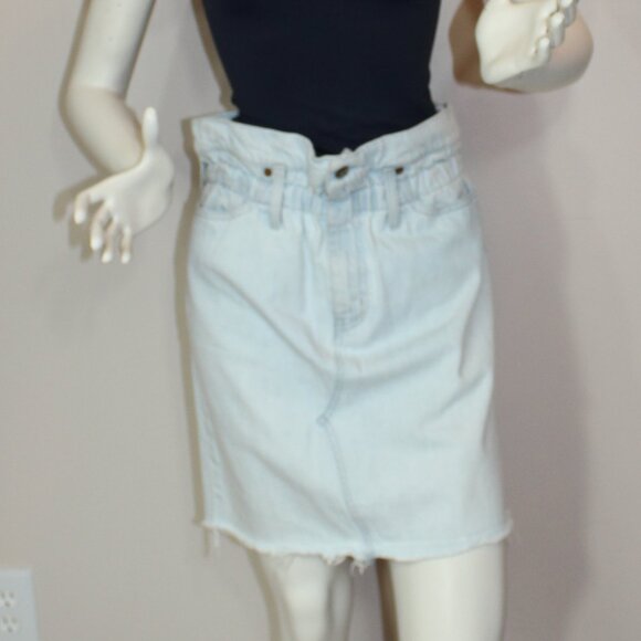 Iro jeans Aven SS18 Cotton   denim skirt woman's  made in Italy size 30 - Picture 3 of 8